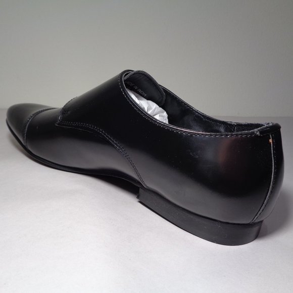 WALK London Size 11 LUCA Black New Monk Shoes - Picture 8 of 14